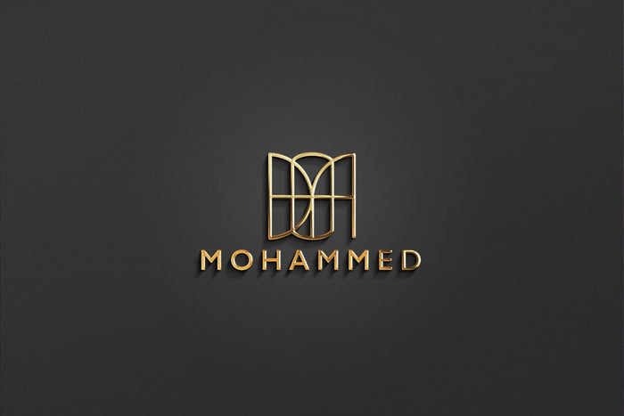 MOHAMMED - Name Logo Design | Instant Download