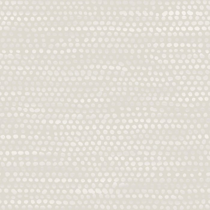 SINGLE ROLL / Pearl Grey Dots