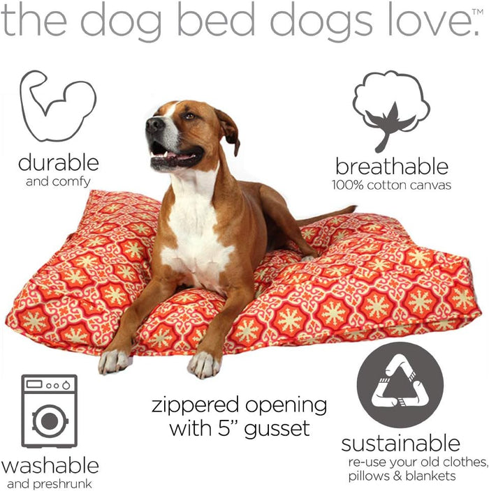Molly Mutt Huge Dog Bed Cover Papillon Print 36inx45inx5in