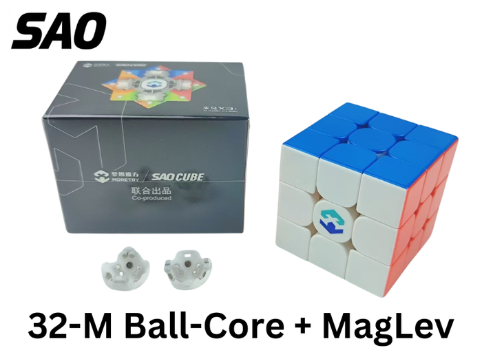 MoreTry TianMa X3+ 3x3 (32-Magnet Ball-Core + MagLev SAOCube SE)