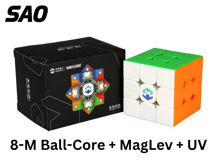 MoreTry TianMa X3+ 3x3 (8-Magnet Ball-Core + MagLev + UV SAOCube SE) - Stickerless