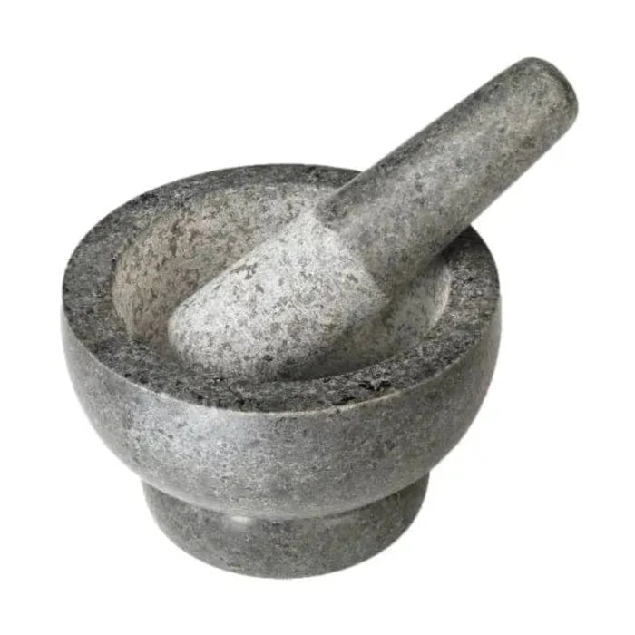 Mortar & Pestle - Silver Granite