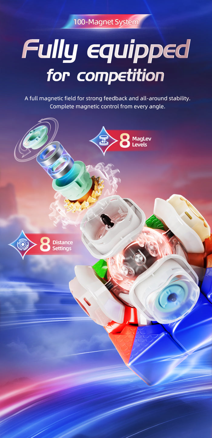 MoYu AoLong V5 3x3 (20-Magnet Ball-Core + MagLev + UV)