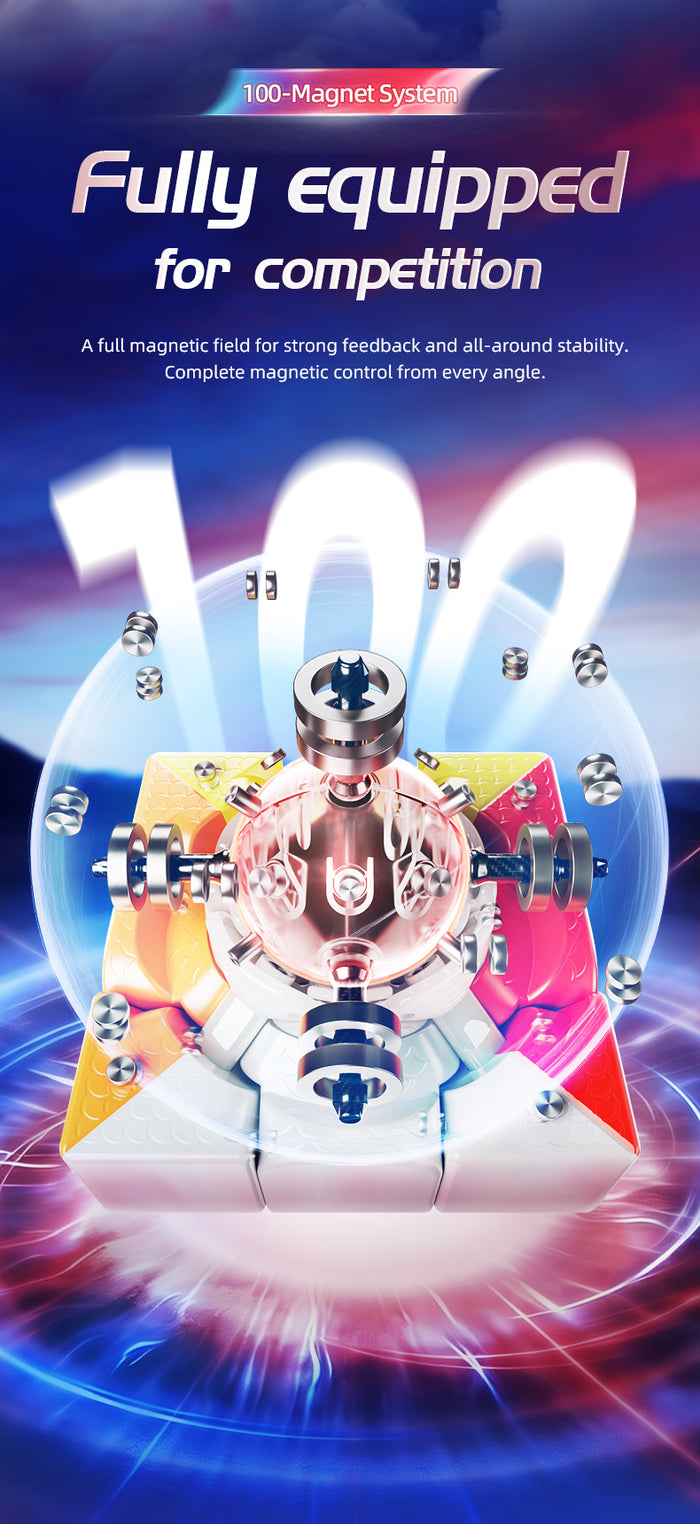 MoYu AoLong V5 3x3 (8-Magnet Ball-Core + MagLev + UV)