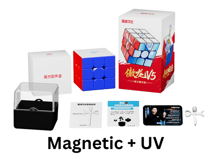 MoYu AoLong V5 3x3 (Magnetic + UV) - Stickerless