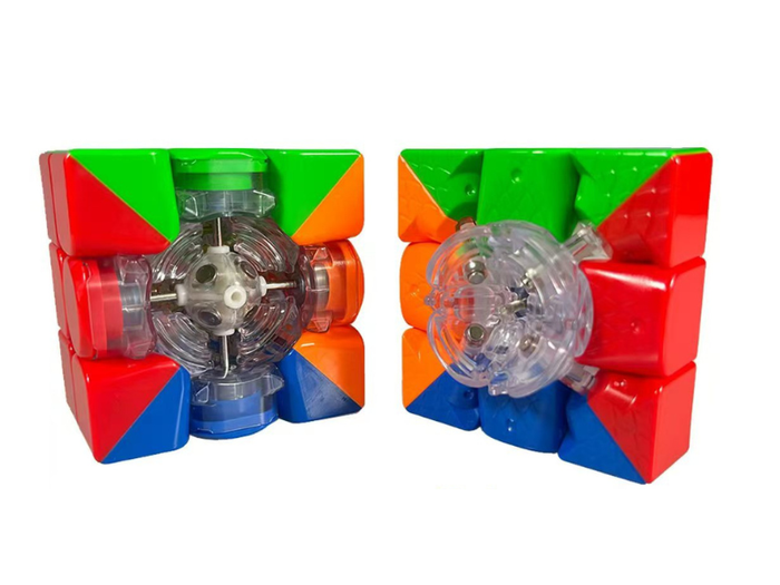 MoYu RS3 M V5 3x3 (Spring-Tension + Ball-Core + Transparent Core + UV SAOCube SE)
