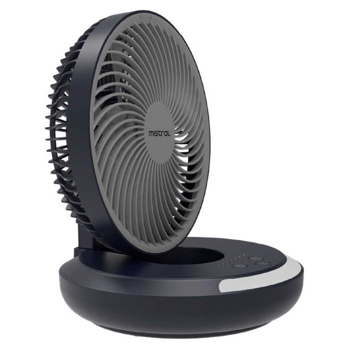 MRF700 6" RECHARGEABLE FOLDABLE USB FAN WITH MOODLIGHT