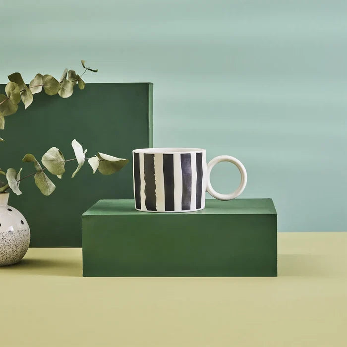 Mug Karaca Erica rayé, 370 ml