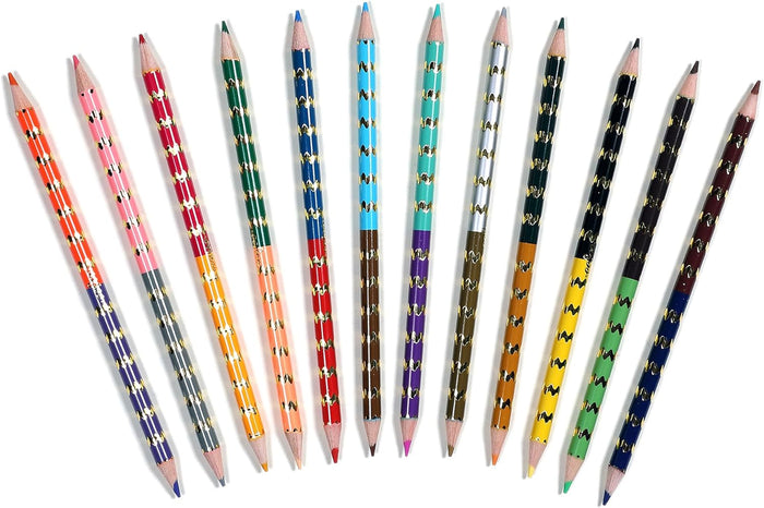 Mushroom Double Sided Pencils 12