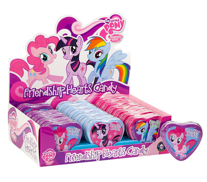 My Little Pony Friendship Hearts Candy Tin - 18 Count