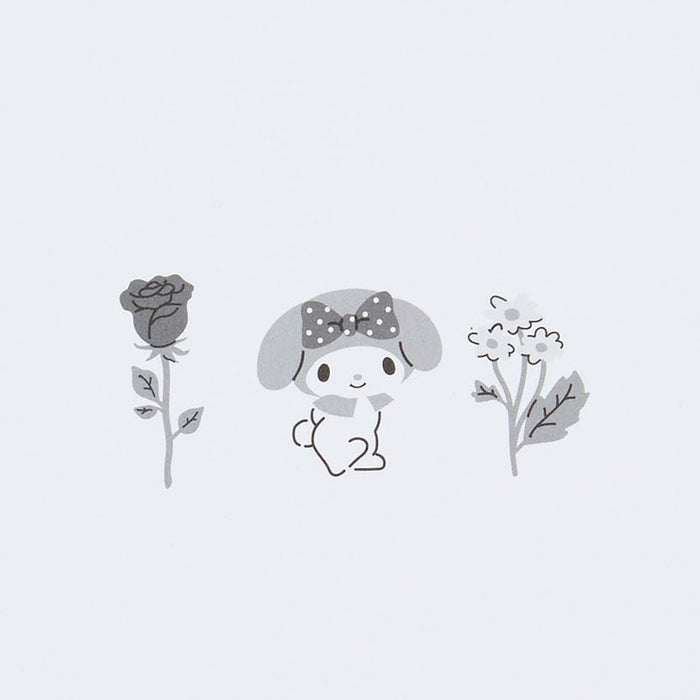 My Melody Lined Notebook (Elastic Closure) Stationery Japan Original