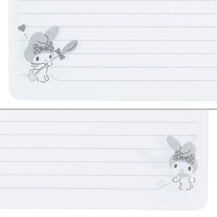 My Melody Lined Notebook (Elastic Closure) Stationery Japan Original