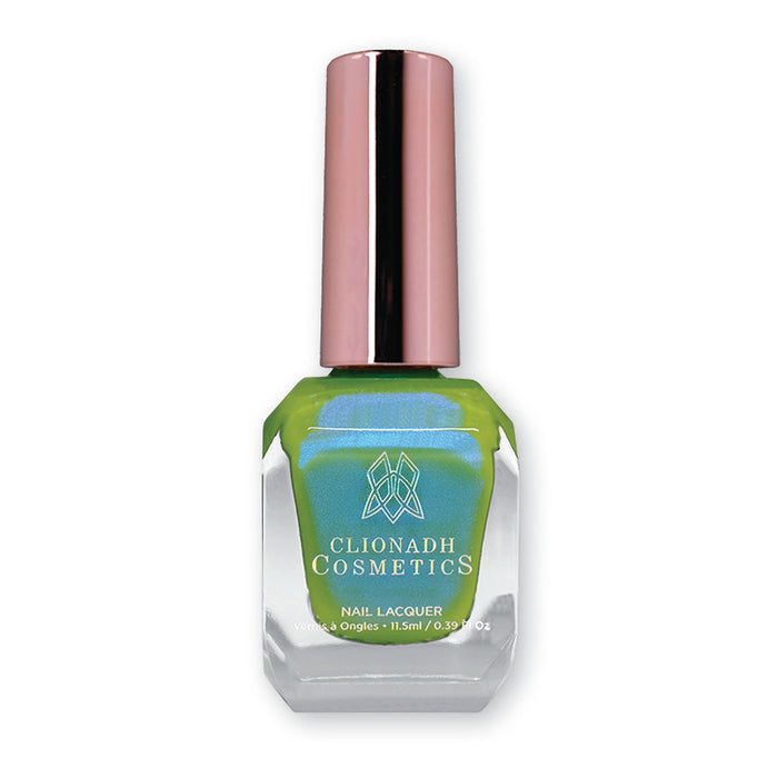 Myrrh Nail Lacquer Bottle on a white background.