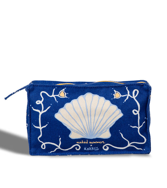 naked summers x KORRES Cosmetic Pouch Blue Merch Korres