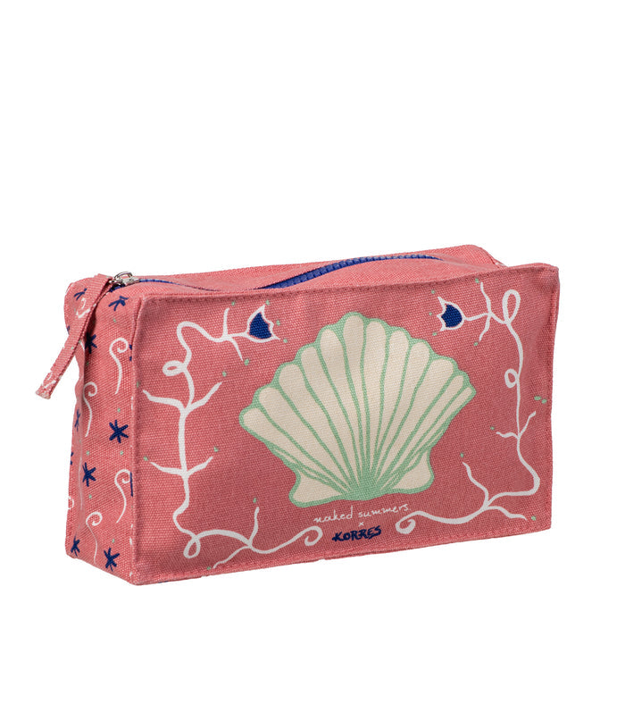 naked summers x KORRES Cosmetic Pouch Pink Merch Korres