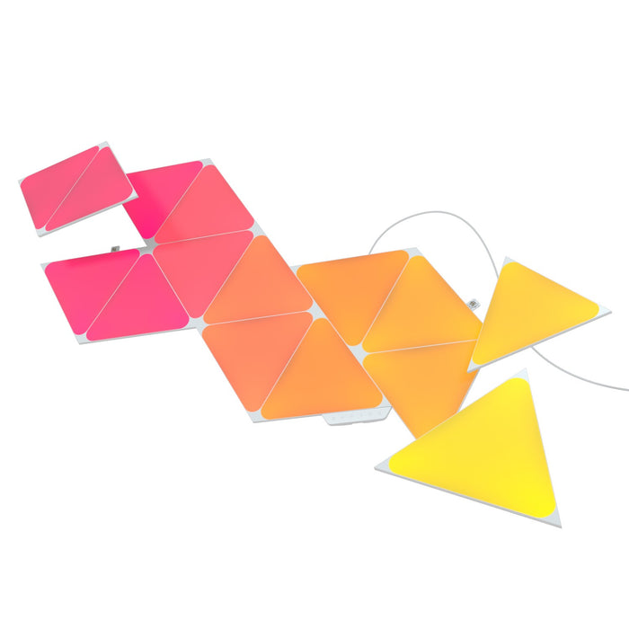 Nanoleaf Triangle Shapes Light Panels Starter Kit Pack of 15 |  NL47-6002TW-15PK from Nanoleaf - DID Electrical