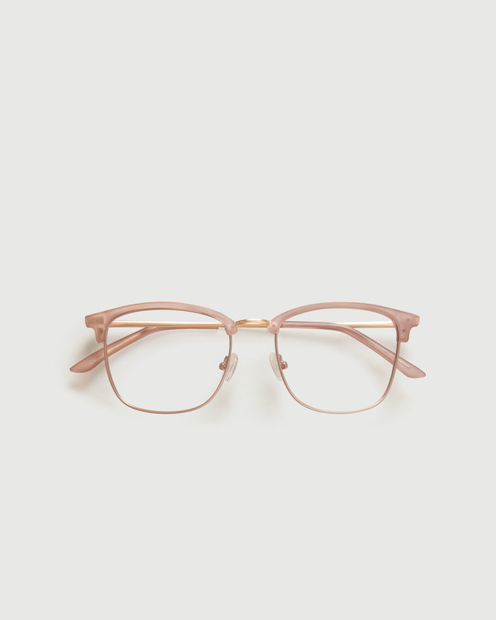 Honey::Nash Eyeglasses browline nude plastic top