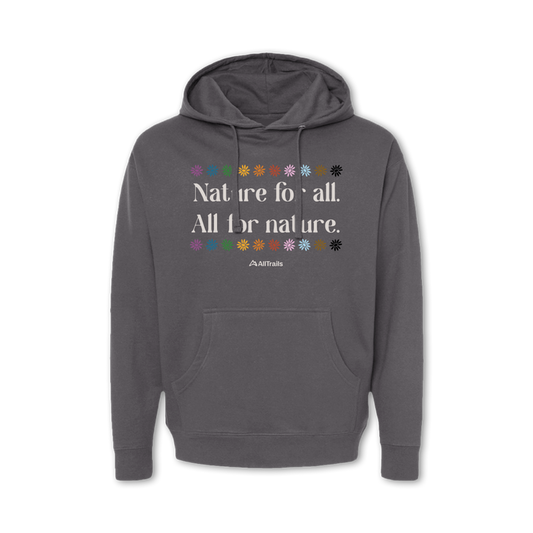 Nature for All Hoodie - Charcoal Midlayer Touchstone