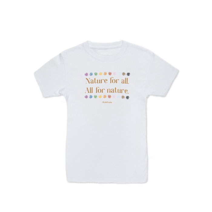 Nature for All Kids Tee - White Kids Rush Order Tees