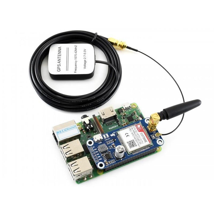 NB-IoT / eMTC / EDGE / GPRS / GNSS HAT for Raspberry Pi by Waveshare - The Pi Hut