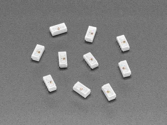 NeoPixel Side-Light RGB LED w/ Integrated Driver Chip - 10-pack (SK6812B 4020) by The Pi Hut - The Pi Hut