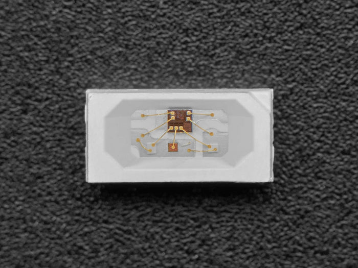 NeoPixel Side-Light RGB LED w/ Integrated Driver Chip - 10-pack (SK6812B 4020) by The Pi Hut - The Pi Hut