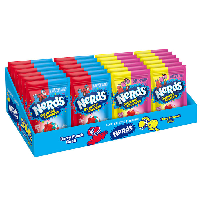 Nerds Football Gummy Candy Clusters - 24 Count