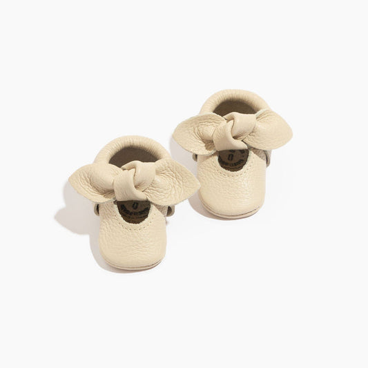 Newborn Birch Knotted Bow Baby Shoe Knotted Bow Mocc Newborn