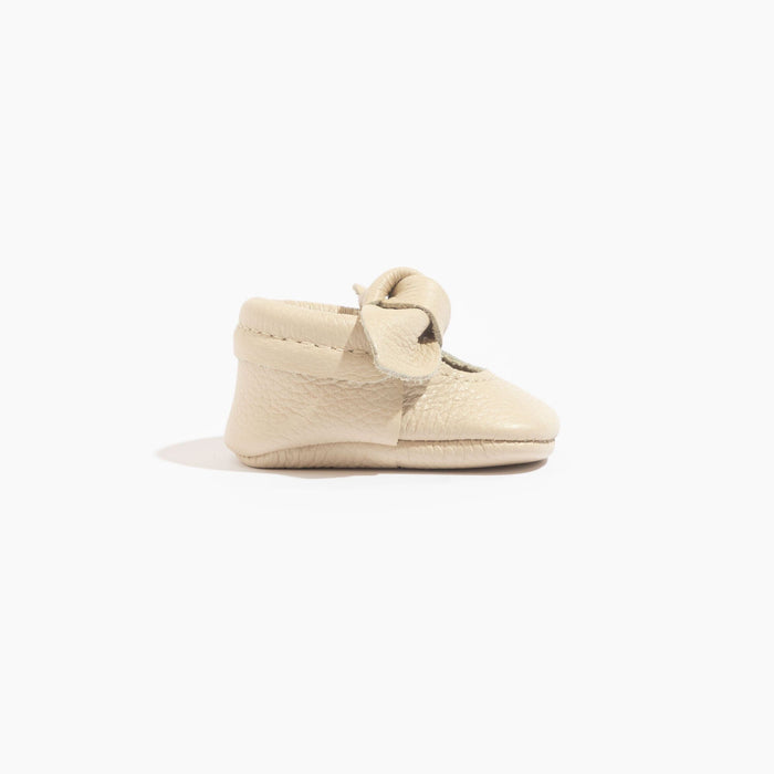 Newborn Birch Knotted Bow Baby Shoe Knotted Bow Mocc Newborn