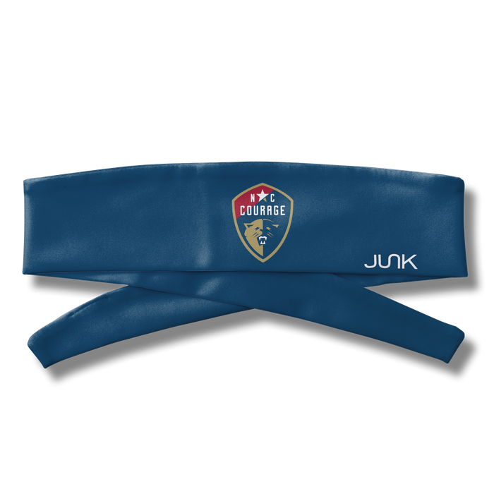 North Carolina Courage: Logo Navy Flex Tie Headband - View 3