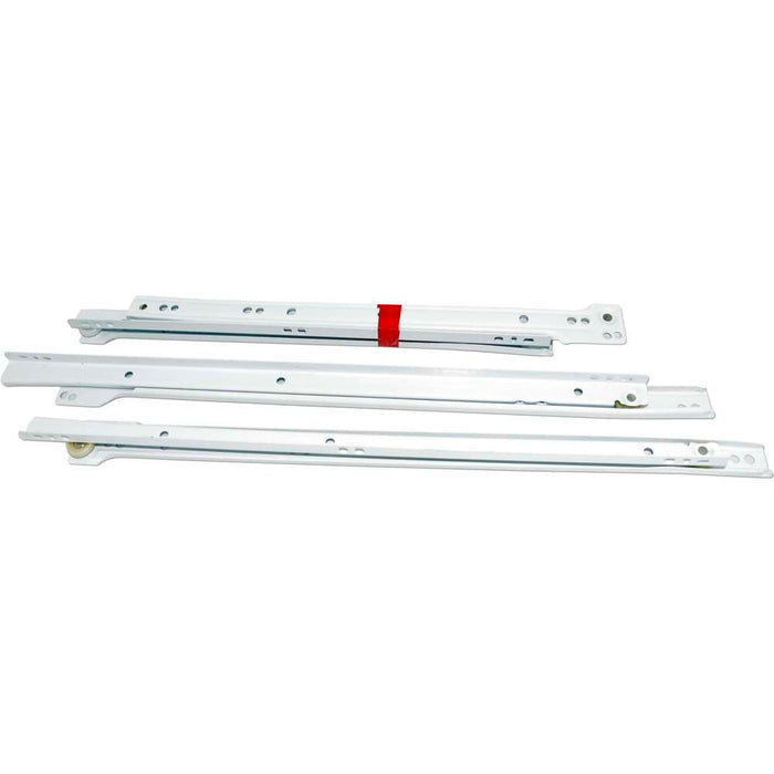 Nova Self Closing Drawer Slide 350mm White