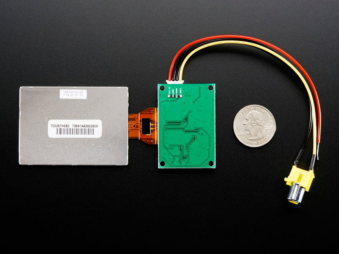 NTSC/PAL (Television) TFT Display - 2.5" Diagonal by The Pi Hut - The Pi Hut