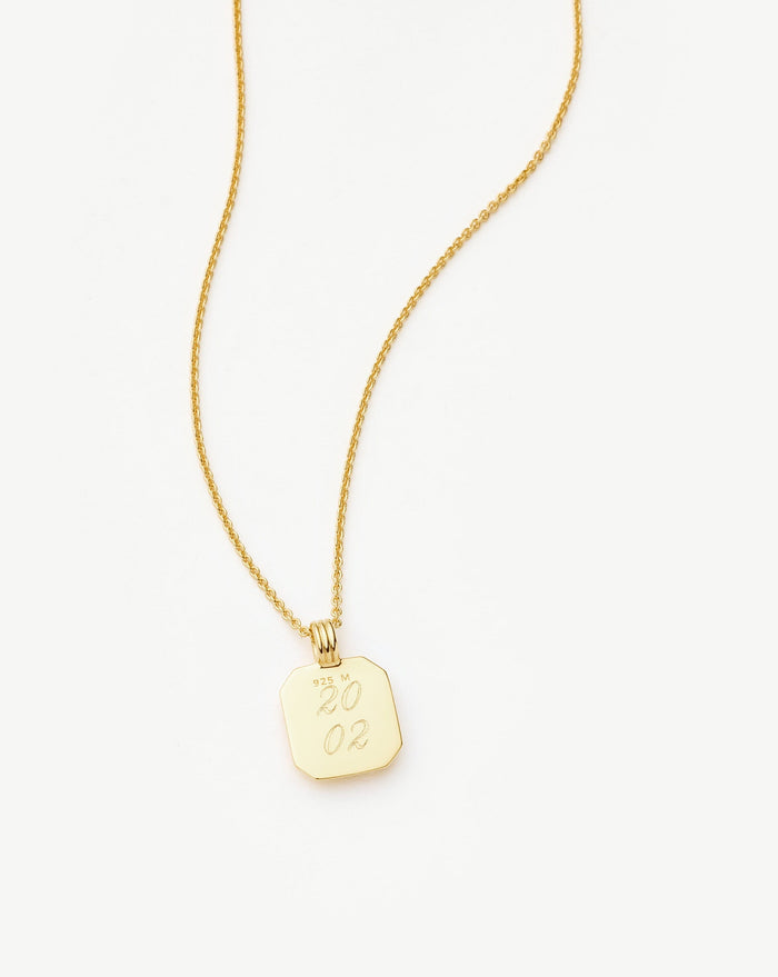 October Birthstone Pendant Necklace | 18k Gold Vermeil/Pink Tourmaline Necklaces Missoma