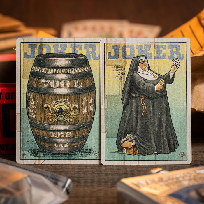 Odd Fellows Playing Cards - Sister Merry Gorda