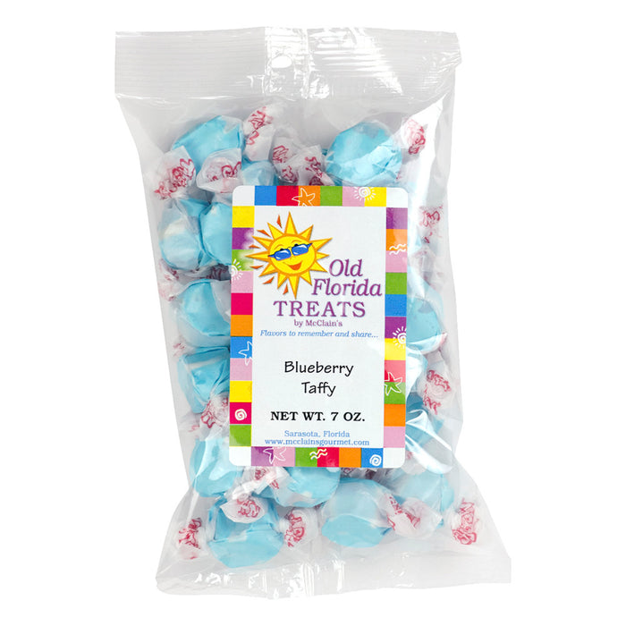 Old Florida Treats Blueberry Taffy Candy - 12 Count Bags