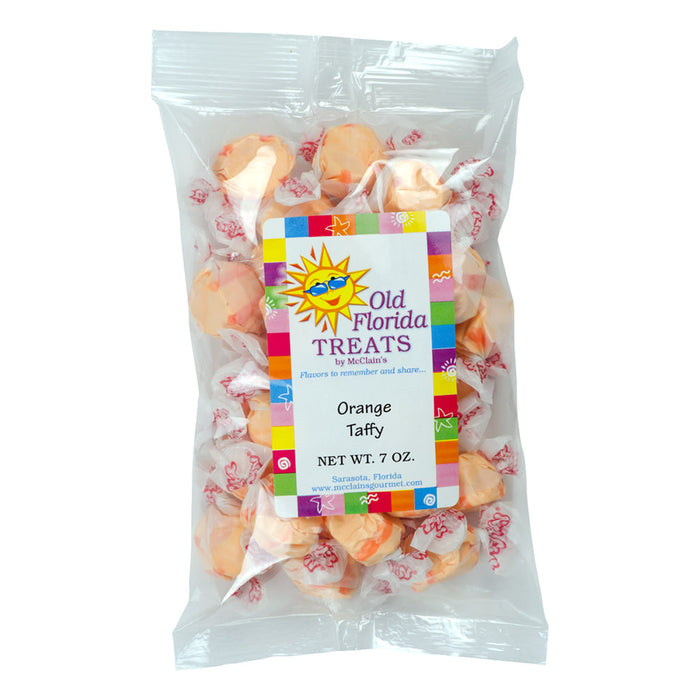 Old Florida Treats Orange Taffy Candy Bag - 12 Count