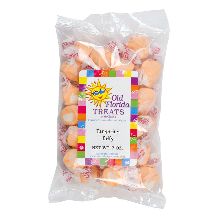 Old Florida Treats Tangerine Taffy Candy Bags - 12 Count