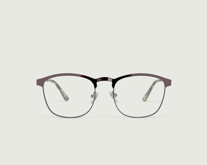 Bronze::Ollie Eyeglasses browline brown metal front