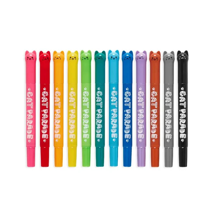Ooly Cat Parade: Twist-Up Watercolor Gel Crayons (Set of 12)