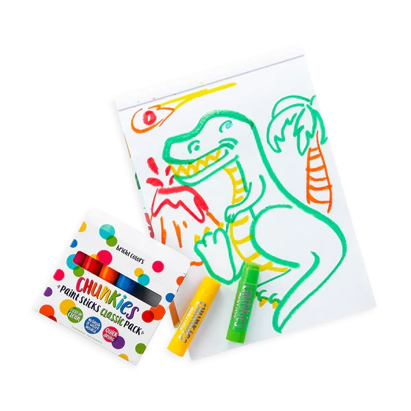 Ooly Chunkies: Paint Sticks Classic Pack (Set of 6)