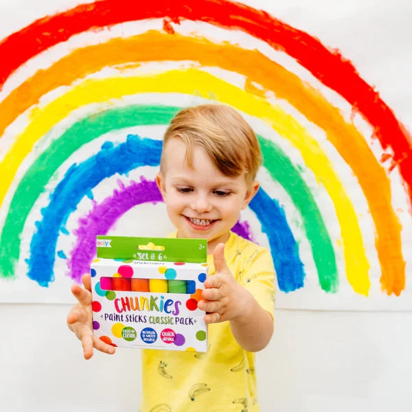 Ooly Chunkies: Paint Sticks Classic Pack (Set of 6)