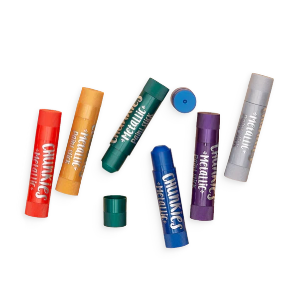 Ooly Chunkies: Paint Sticks Metallic Pack (Set of 6)