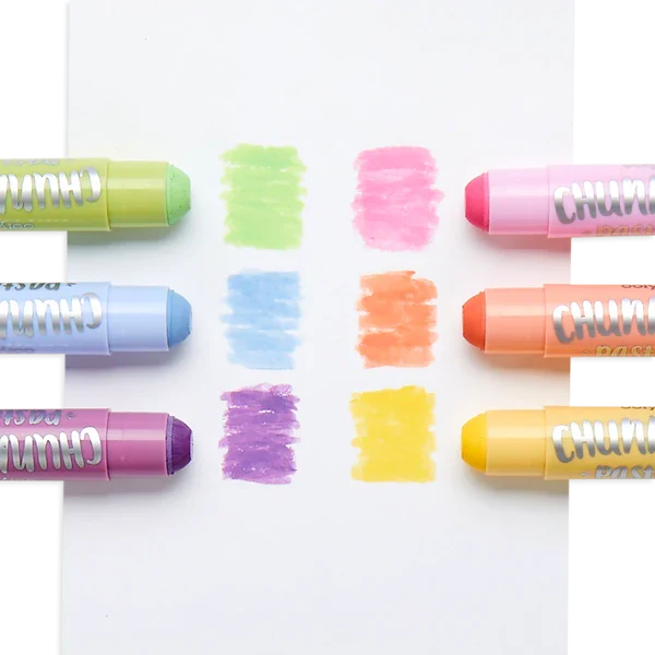 Ooly Chunkies: Paint Sticks Pastel Pack (Set of 6)