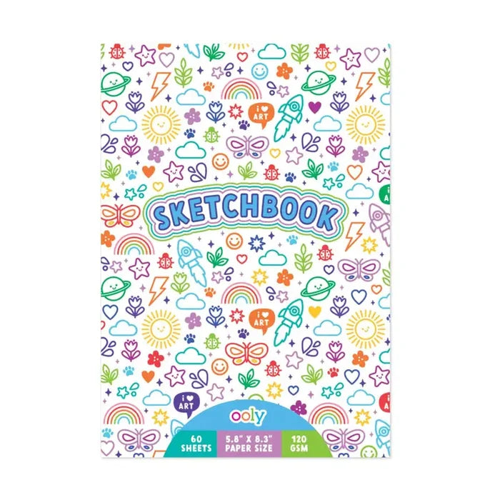 Ooly Colorful Doodles: Sketchbook (60 sheets)