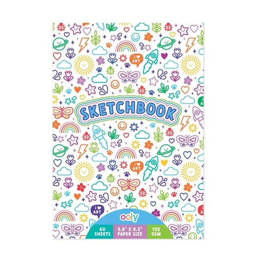 Ooly Colorful Doodles: Sketchbook (60 sheets)