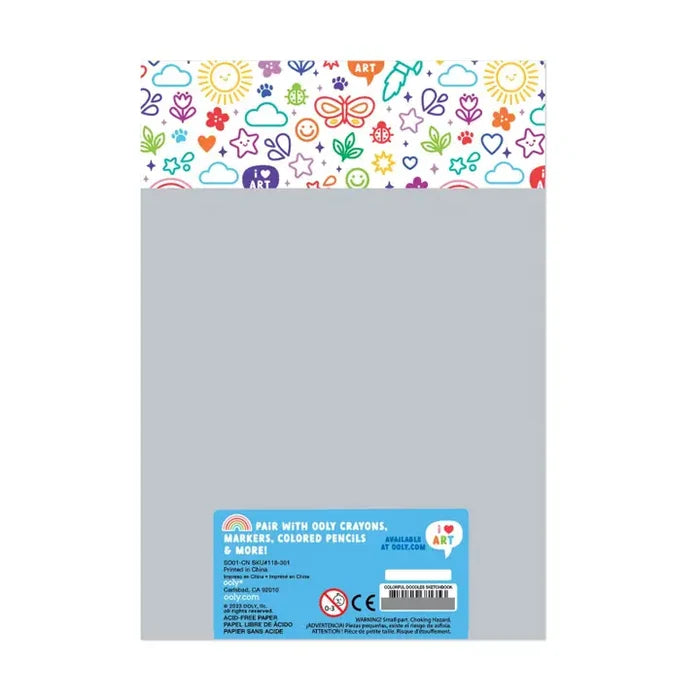Ooly Colorful Doodles: Sketchbook (60 sheets)