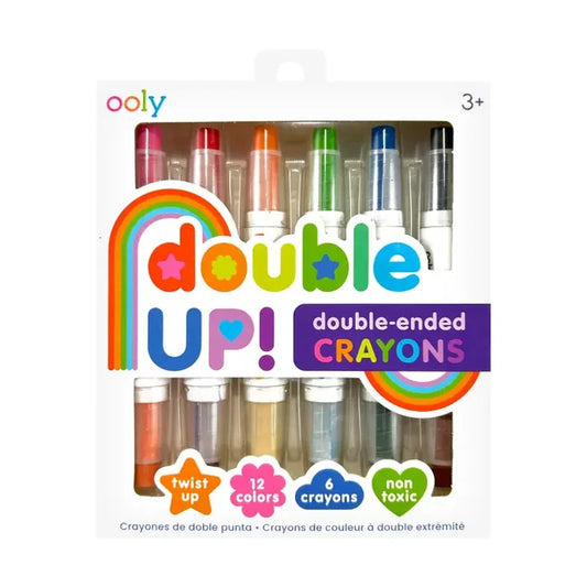 Ooly Double Up!: Double-Ended Crayons (Set of 6/12 Colors)