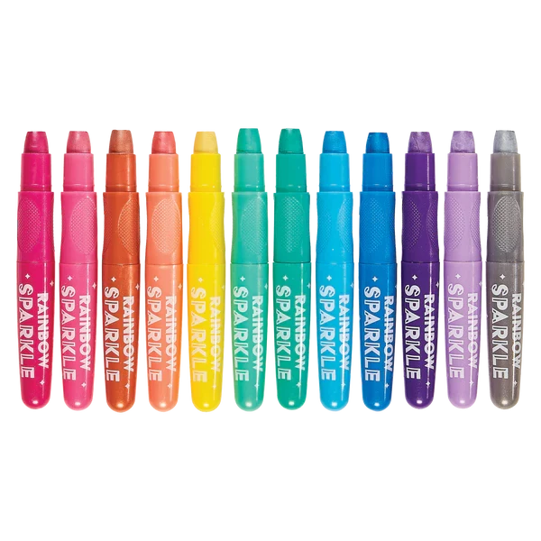 Ooly Rainbow Sparkle: Watercolor Gel Crayons (Set of 12)