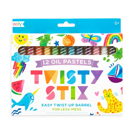 Ooly Twisty Stix: Oil Pastels (Set of 12)