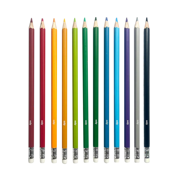 Ooly Un-Mistake-ables: Erasable Colored Pencils (Set of 12)
